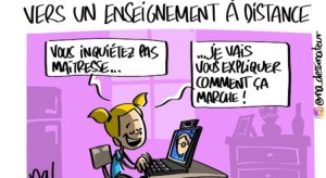 télétravail et école